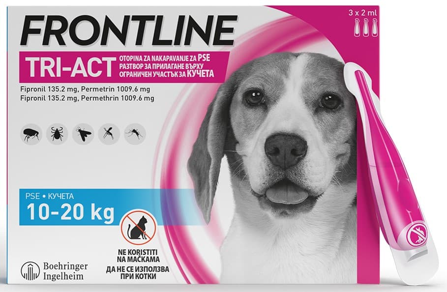 Merial FrontLine Dog Tri-Act 10-20 кг.